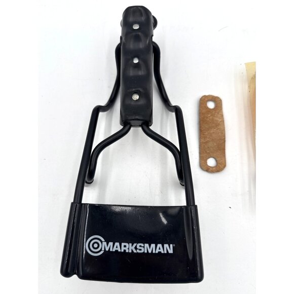 Marksman Slingshot With Rubber Tubing Replacement & Leather Pad - Picture 2 of 6